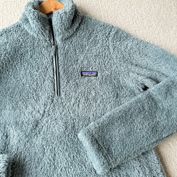 Patagonia Jackets & Blazers - Patagonia Los Gatos 1/4 Zip Womens M Shadow Blue Aqua Fleece Pullover 99 25235